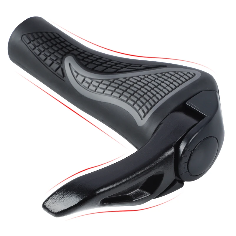 
WEST BIKING Bike Grips Rubber Cover Non-slip MTB Bike Handlebar Grip Aluminum Alloy Bicycle Accessories Cycling Handle Bar Grips 