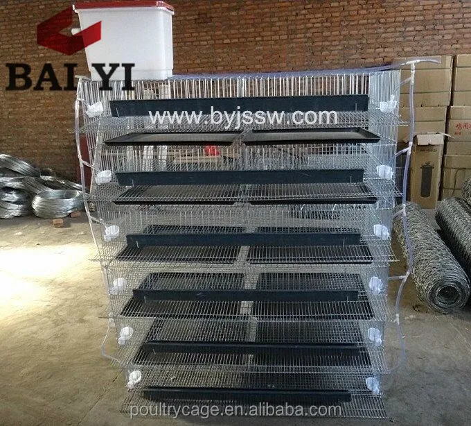 Good Quality ! Low Price ! Galvanized Quail Cage For Laying Hens And Quail Egg Boxes( Factory Price )
