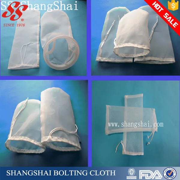 High quality wholesale 50 micron monofilament nylon mesh dust bag
