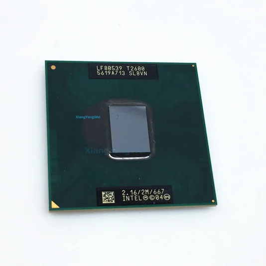 For intel CPU laptop Core 2 Duo T2600 CPU 2M Cache/2.16GHz/667/Dual-Core Socket 479Laptop processor for GM45/PM45
