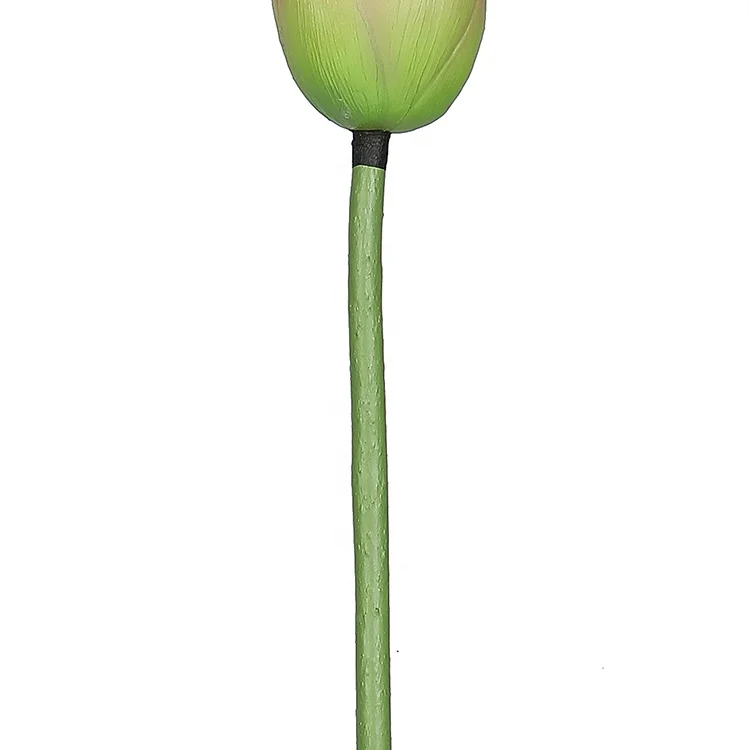 Wholesale artificial eva flower single 93cm high lotus bud stem flower