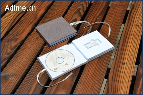 
cloth linen cotton fabric CD DVD USB flash drive stick album packaging case 