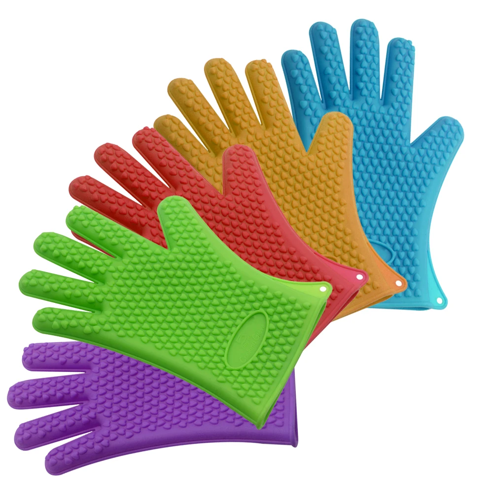 Kitchen Accessories Home and Kitchen Gadgets OEM Factory  Professional Heat Resistance Silicone Kitchen Microwave Oven Gloves