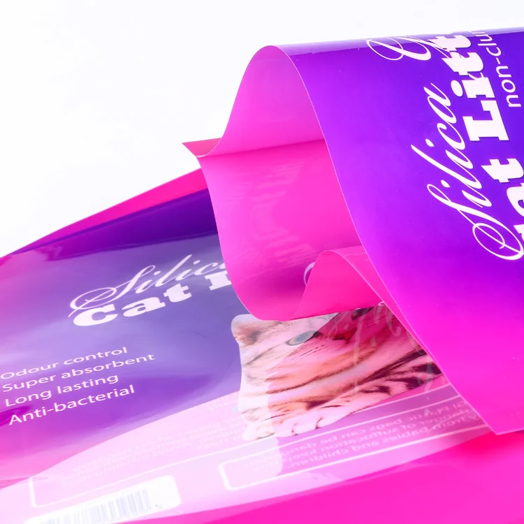 
2.5kh 5kg 10kg Flat bottom cat litter packaging bag 