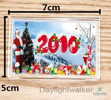 Популярные прямоугольные пластиковые стикеры вставки фото акриловый магнит на холодильник (DW-1168)