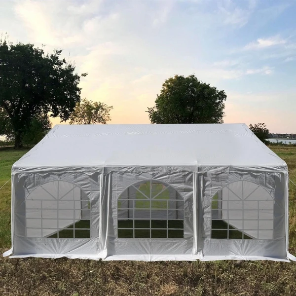 Easy up steel pole  3*6m PE sidewalls outdoor tent