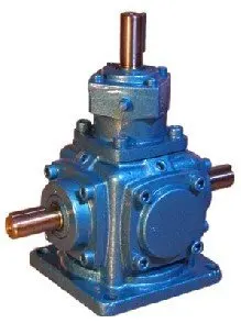 High Efficiency Power Transmission Machine Steering 4 Way Bevel Gearbox