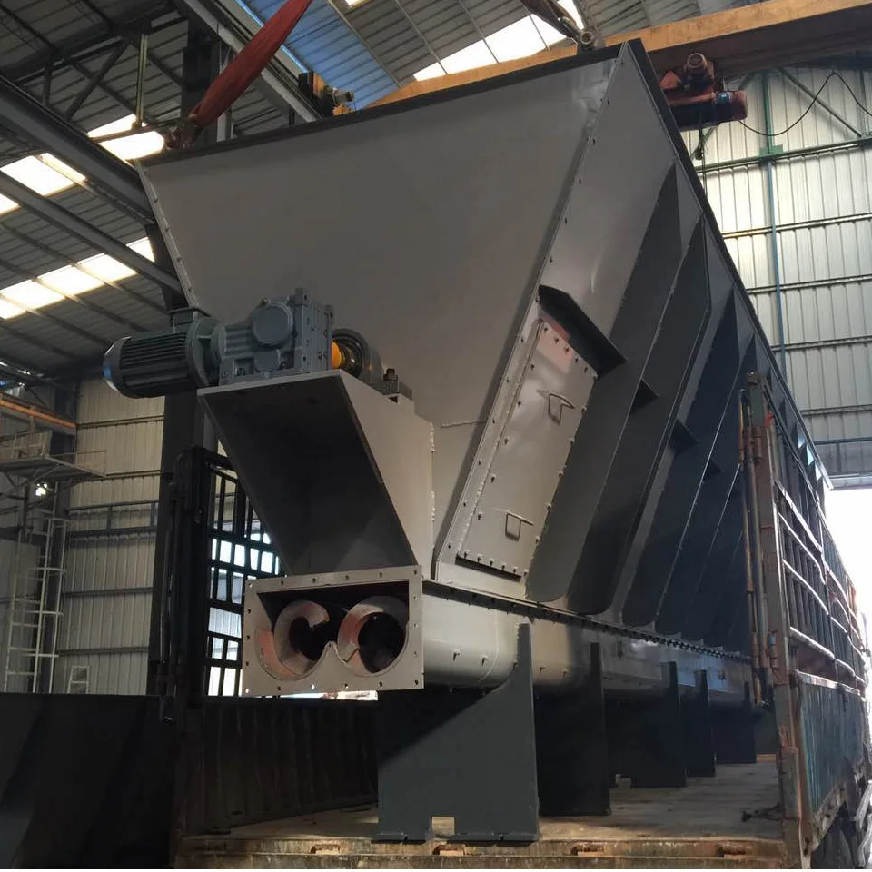 Carbon steel shaftless auger screw conveyor for sale