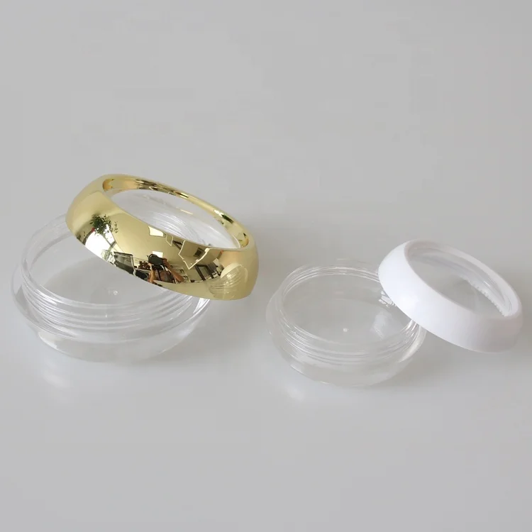 
20ml 50ml Empty Acrylic Luxury Capsule Saffron Packaging Jar Cosmetic Jar 