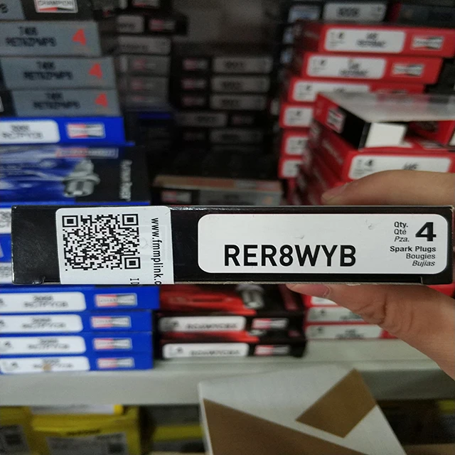  Оптовая продажа оригинальная Свеча зажигания CHAMPION Iridium Platinum RER8WYB упаковка из 1 высококачественной профессиональной свечи Лучшая