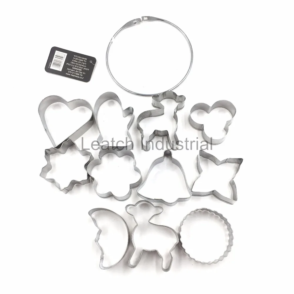 Leatchliving Wholesale Cooking Tools stainless steel cookie cutter set