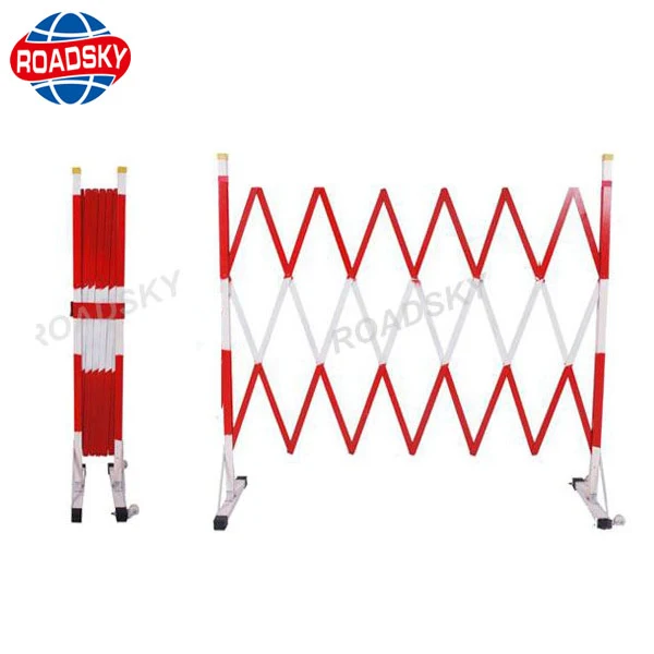 Outdoor Retractable Stand Road Safety Products Traffic Portable Folding Expandable Barrier