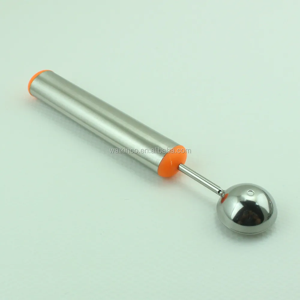 Professional Stainless Steel Melon Baller Spoon for Scooping Cantaloupe Ice Cream