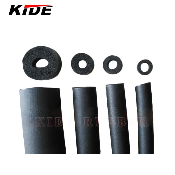 EPDM foam rubber tube extrusion profile NBR foam rubber tube