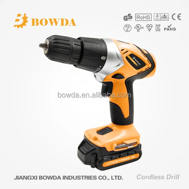 
Multifunction Li-ion battery drill 