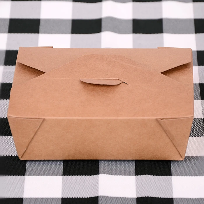 
Brown Kraft packaging food paper Box container for food 