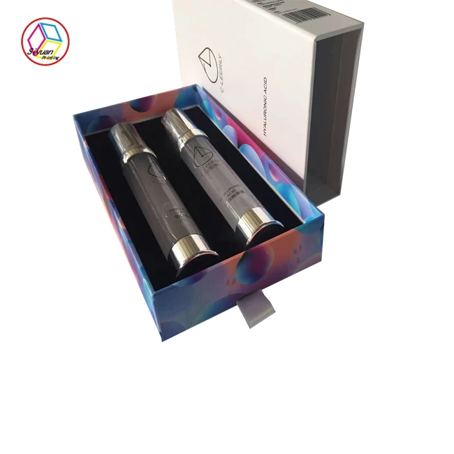 Custom luxury cardboard foam Insert label logo cosmetic box packaging for small business cosmetics