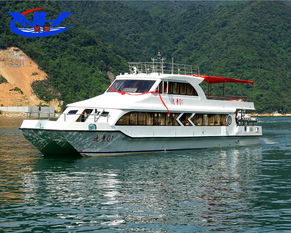 
27 Meter 36 Persons Fiberglass / aluminum Fast Passenger Boat 