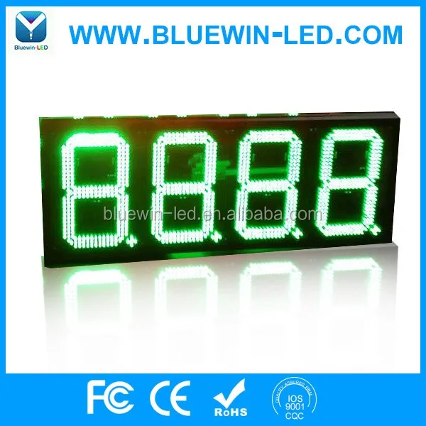 High brightness electronic LED digit gas price sign supplier