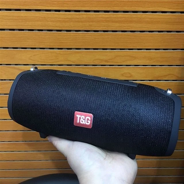 TG118 Hot Sale  outdoor music mini War Drum portable fm fabric wireless speaker with carring