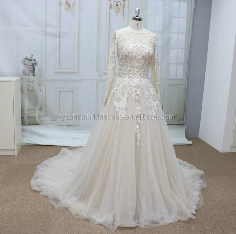 Well-known brand supplier popular style lace wedding dress patterns