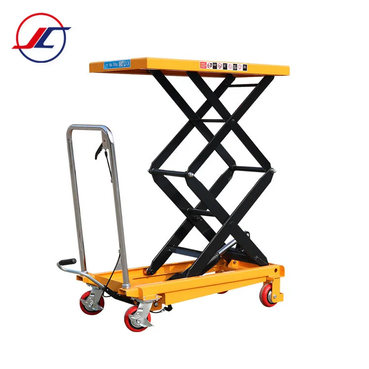 Manual Lift 350kg Loading Capacity High Quality Steel Manual Hydraulic Lift Table