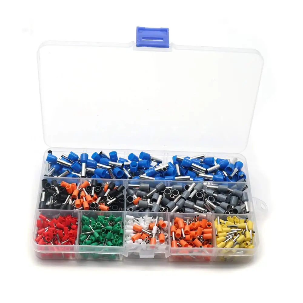 CNBX 600pcs copper brass insulated electrical terminal connector