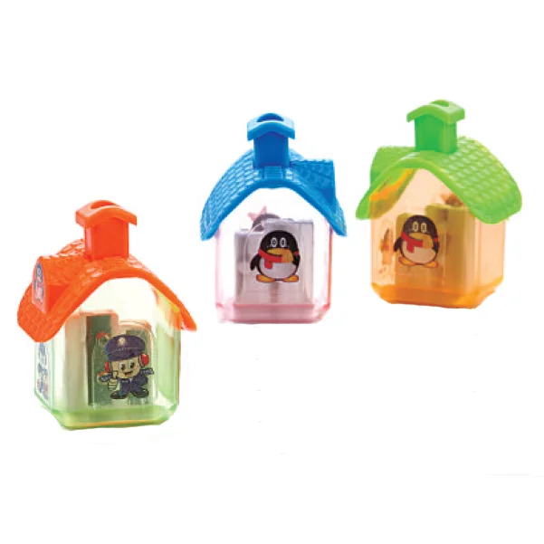 School Desktop Student House Shape Big Pencil Room Sharpener