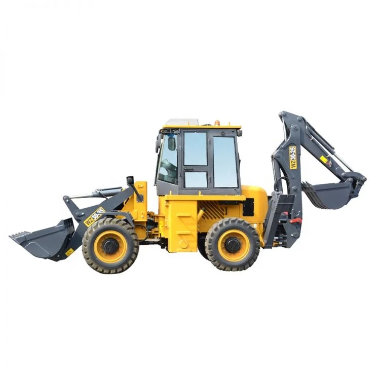 Bucket capacity 1.2m3 backhoe loader 9800kg WZ30-25 with googd price