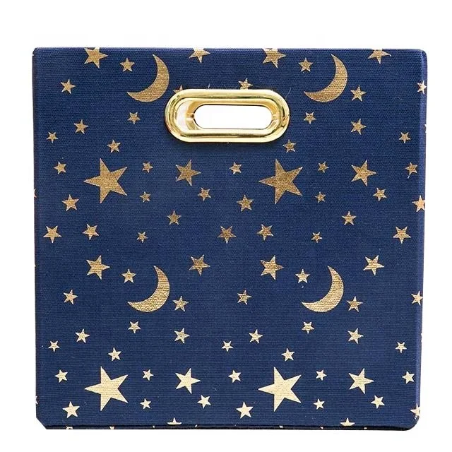 Foldable Storage Bins Boxes Cubes Container Organizer Baskets Fabric Drawers for Bedroom, Closet, Toys,Thick Cloth with Shimmer,