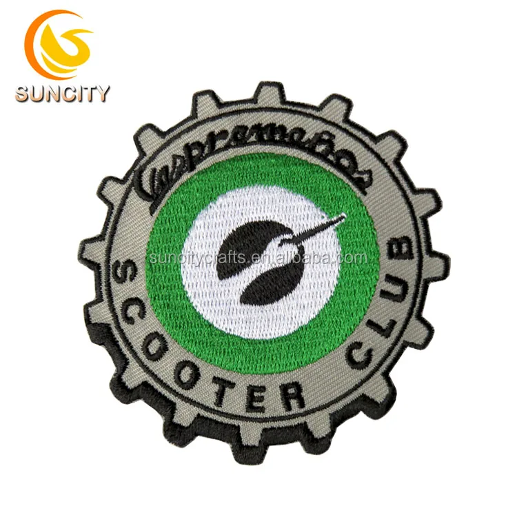 Special cheap custom logo animal fish octopus patches with iron laser cut embroidery animal patch