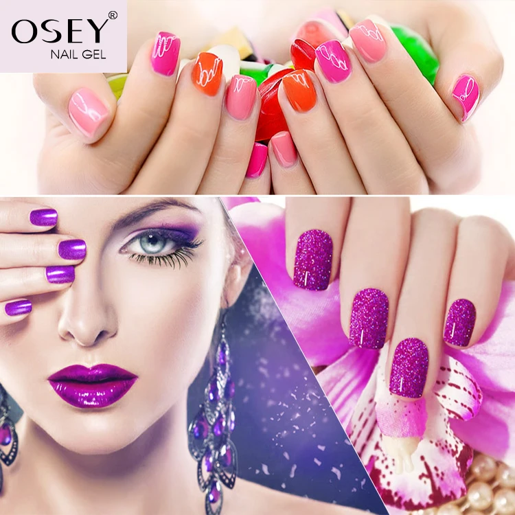 
Osey Uv Gel 1kg Granulated Sugar Professional Nail Uv polish Gel Beauty Product Design Wholesale Soak Off Gel Nail Polish 