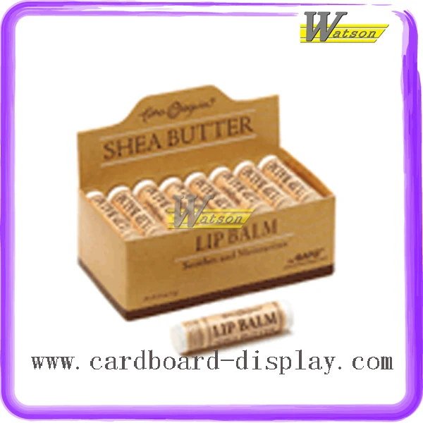 
Lip Balm Wholesale Cardboard Paper Product PDQ Display 