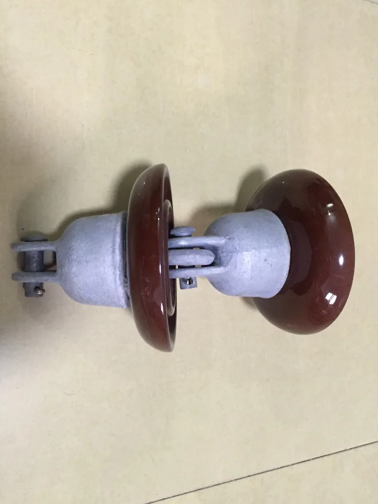 fog type and pin toughened glass suspension insulator high voltage