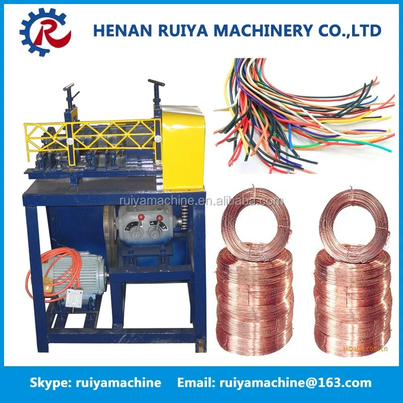 Good feedback scrap wire peeling machine, scrap wire stripping equipment, cable stripper machine