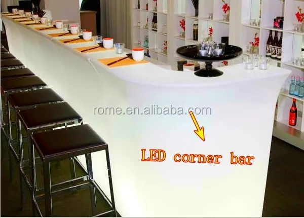 Cool luminous bar counter plastic Club Led Bar Counter