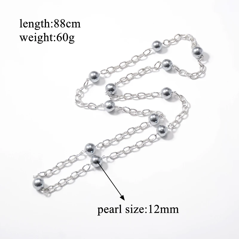 high quality indian long shell pearl bead necklace designs