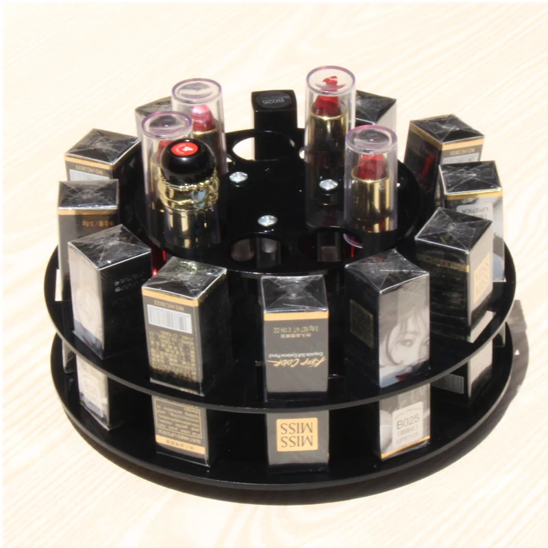 Clear Acrylic Lipstick Loreal Cosmetic Display Stand