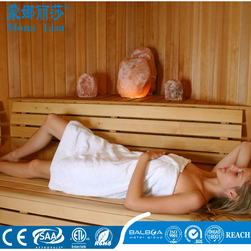 M-6054 colorful sauna cabin with LED saunas room dry steam room