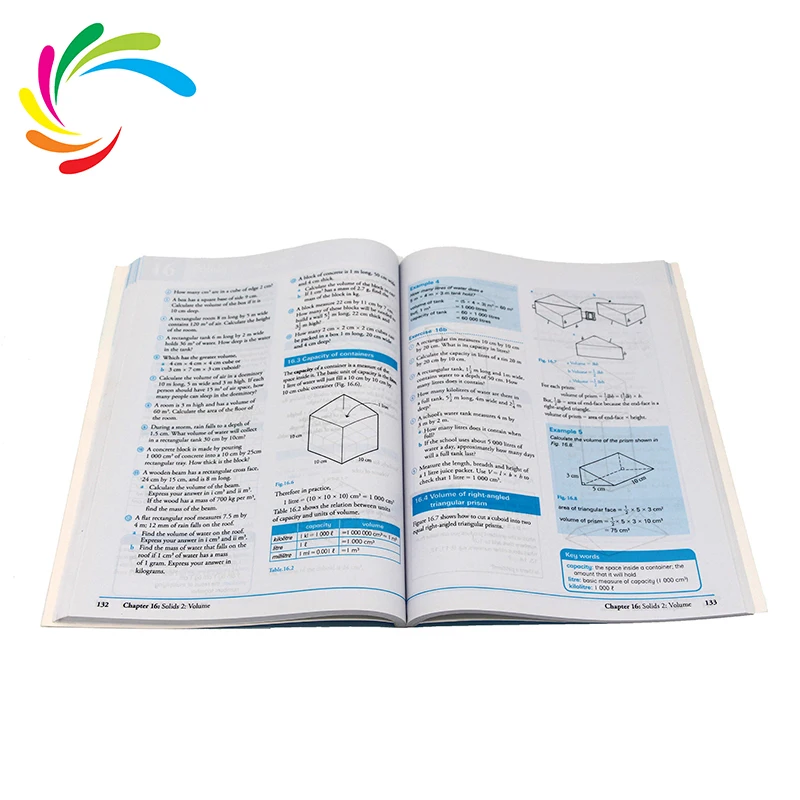 Wholesale Custom English Version of Junior High School Mathematics Textbook