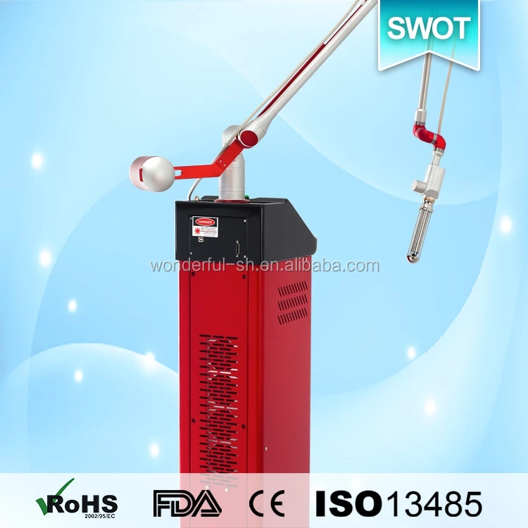 Простота обслуживания ipl co2 лазерной лучшее лечение для подтяжки кожи