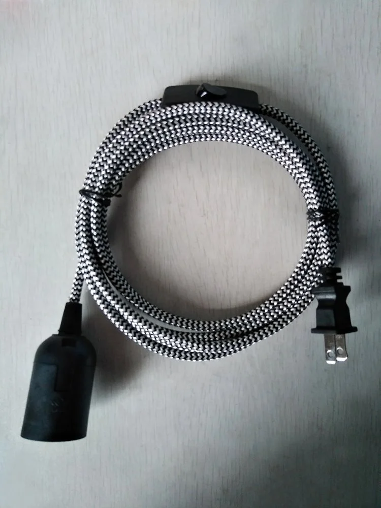 ST64 Vintage Pendant Lamp cord Plastic Socket AC110-220V Lamp Holder Manufacturer