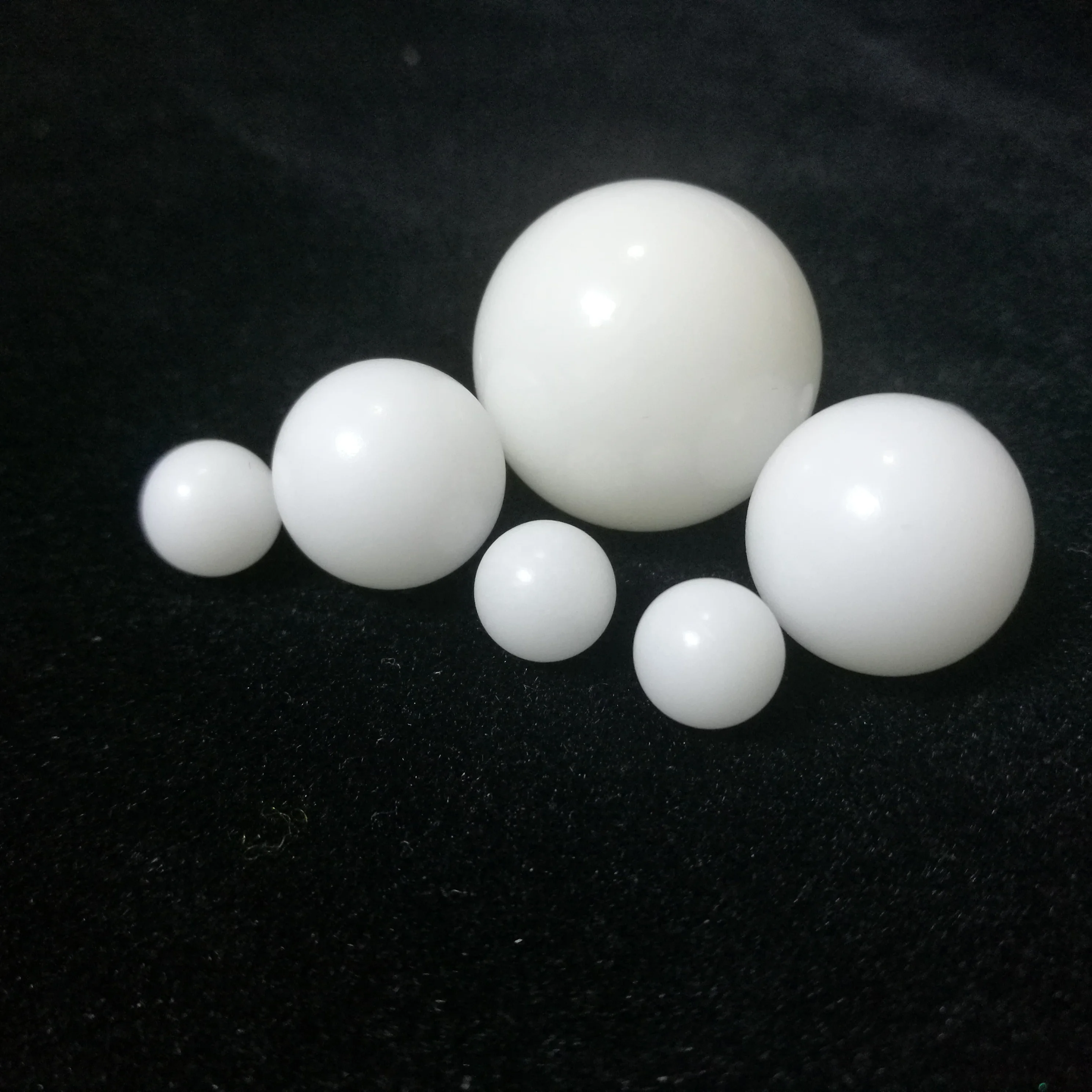 20mm white solid Nylon PP POM hard plastic ball
