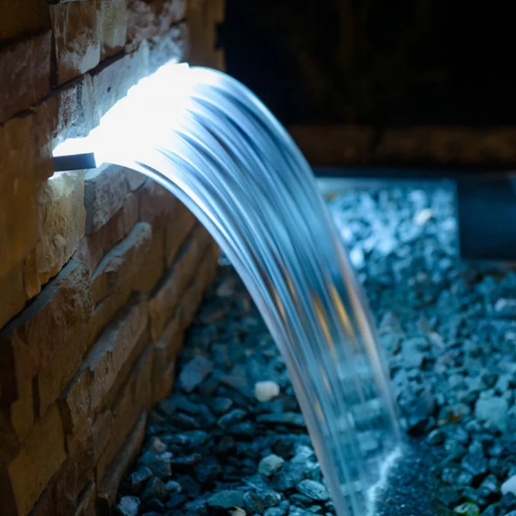 2021 new waterfall aquarium acrylic outdoor waterfall fountain cascade
