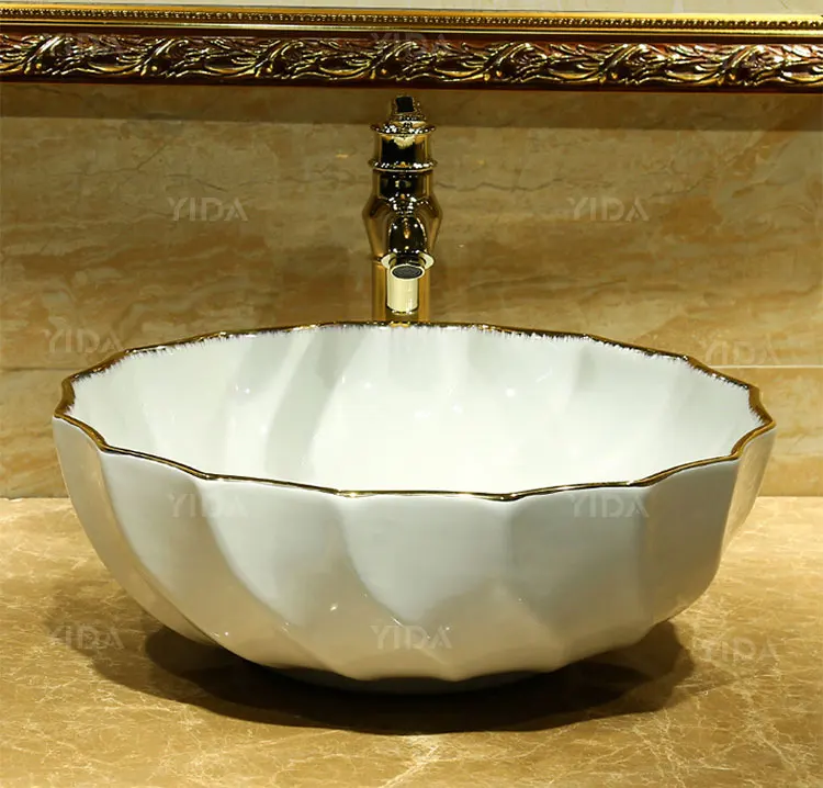 Sanitary wares china wholesale wash basin price ,golden wash basin ,all kinds of types of wash basins