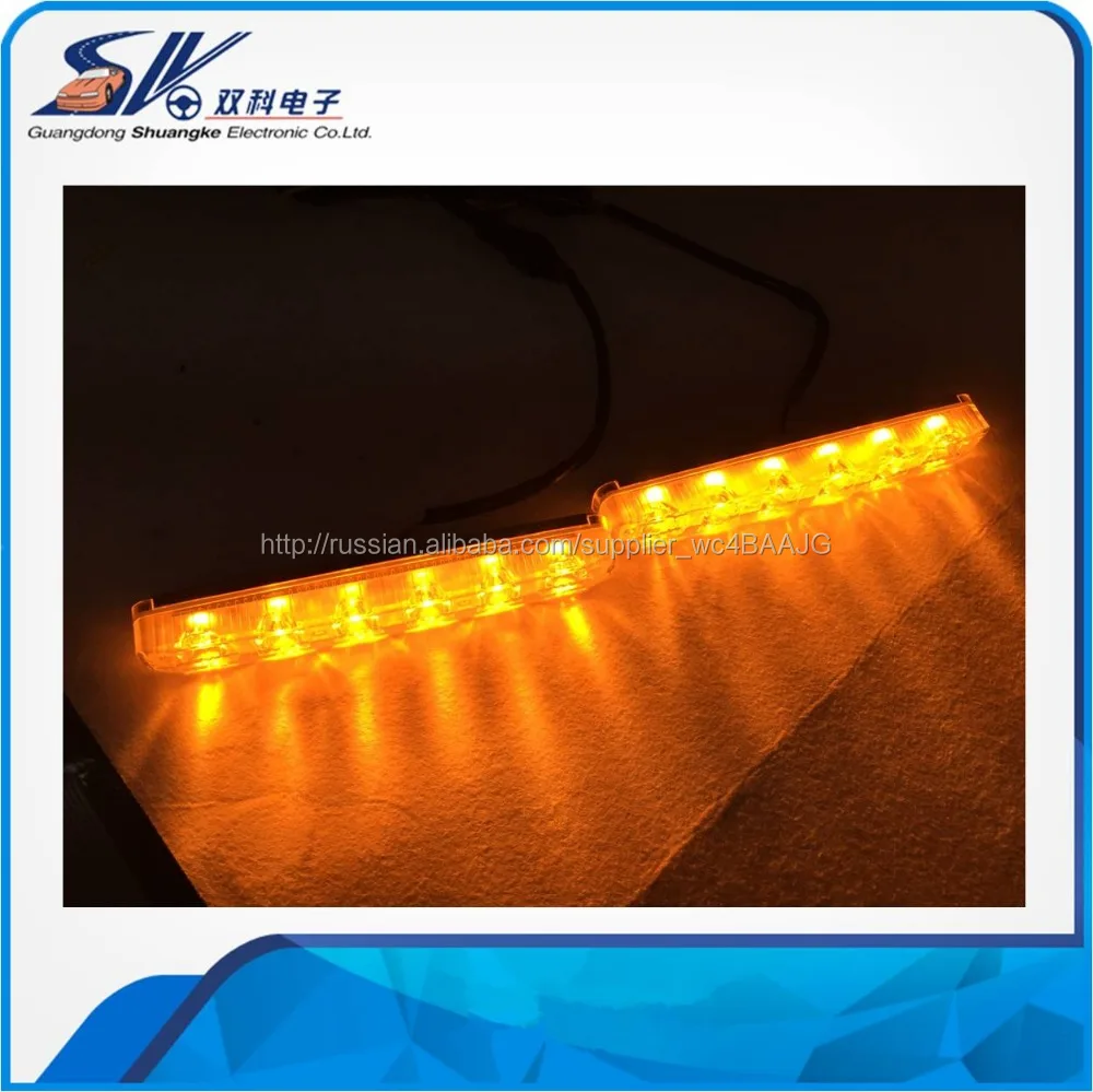 12 В 17 см длинные переход COB водонепроницаемый оболочки автомобиль из светодиодов DRL