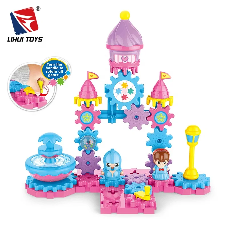 65PCS Building Blocks Toy Gear Set Plastic Gear