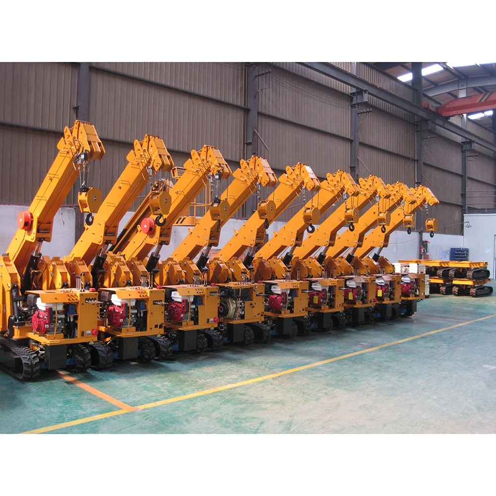 3 тонны беспроводной пульт дистанционного управления новый безопасный мини-кран-паук грузовик для продажи