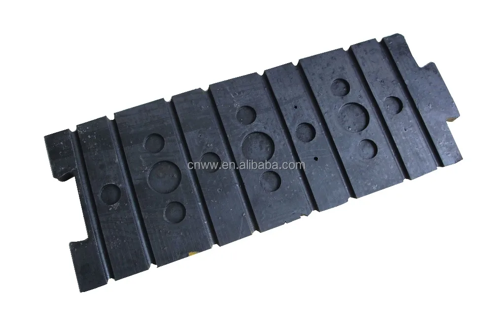 Low price traffic safety rubber speed bump  road block  sleeping policeman silent block
