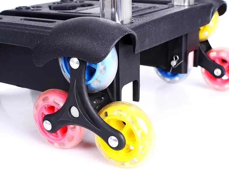 Kids travel trolley luggage spinner wheels bag parts suitcase handle with wheels